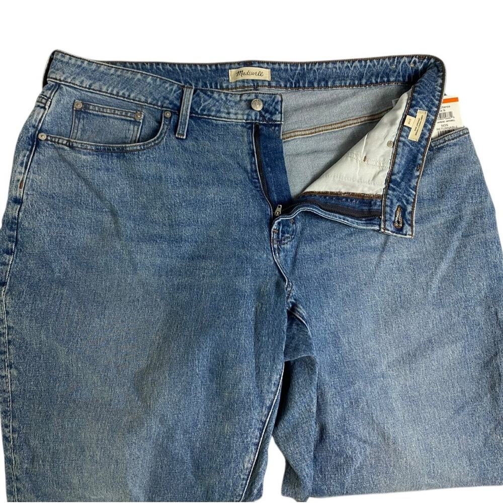 Madewell Curvy Perfect Vintage Straight Jeans, ripped knee | Plus 20W NEW NG864 - Picture 4 of 6